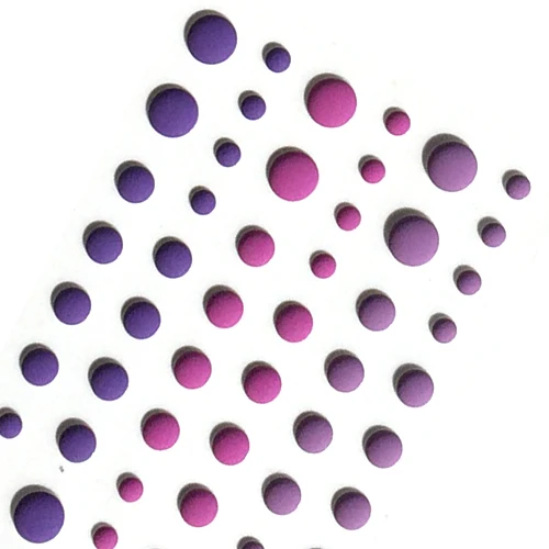 Violet (Matte) Круглый Ассорти размер самоклеющиеся эмалированные точки наклейки для скрапбукинга - Цвет: Violet (Matte)