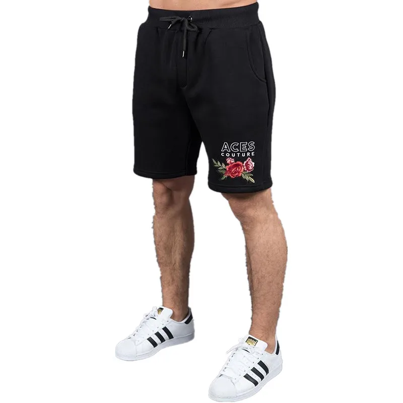 GYMLOCKER мужские Бодибилдинг шорты выше колена тренажерные залы фитнес slim fit