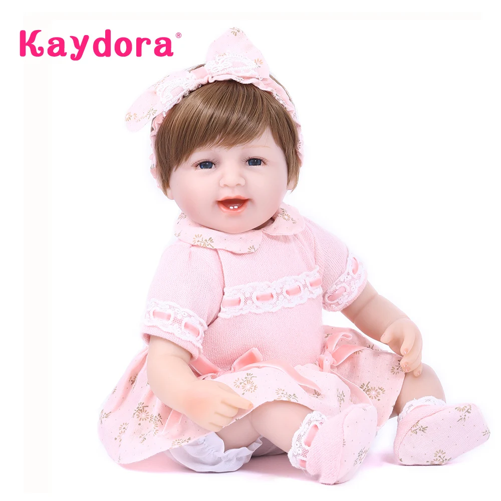 

Kaydora прелестные reborn 42 см мягкие силиконовые Reborn Baby Doll Игрушки для девочек реалистичные куклы для девочек lol игрушки для детской коллекции