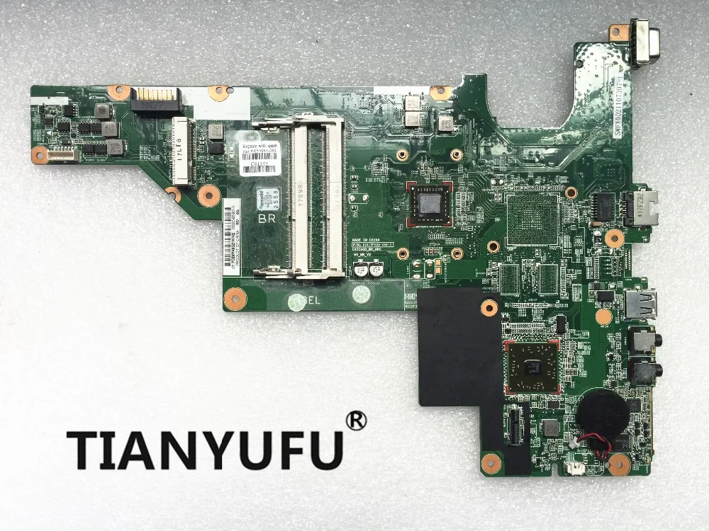 Материнская плата для ноутбука hp COMPAQ CQ43 CQ57 CQ435 CQ635 материнская плата P/N 657324-001 E300 cpu протестированная работа