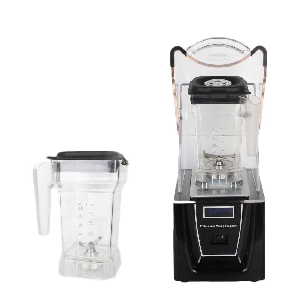 Black ITOP коммерческий 1.5L Bpa бесплатно блендер для льда Профессиональный Мощный блендер миксер соковыжималка кухонный комбайн с еще одной блендер кувшин, чашка - Цвет: Black