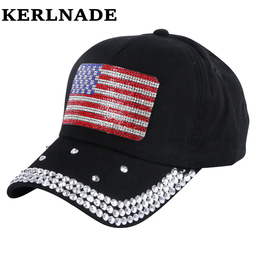 Новинка трендовая Кепка для мальчиков и девочек шляпа со стразами роскошные