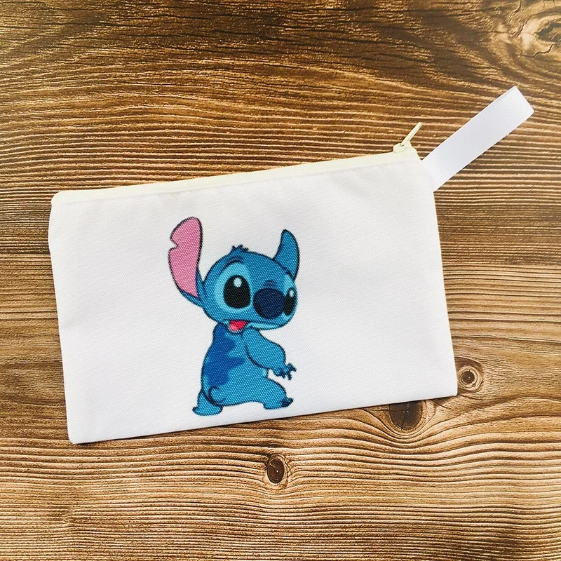 see chart IVYYE Kawaii синий Стич Аниме Холст Кошелек для монет мягкие изменить кошельки монеты мешочек деньги кошелек карты сумки для ключей детские подарки - Цвет: see chart