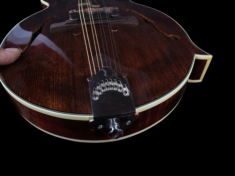 Mandola L5 верх из твердой ели/задняя Дека из огненного клена& борта/мандолин