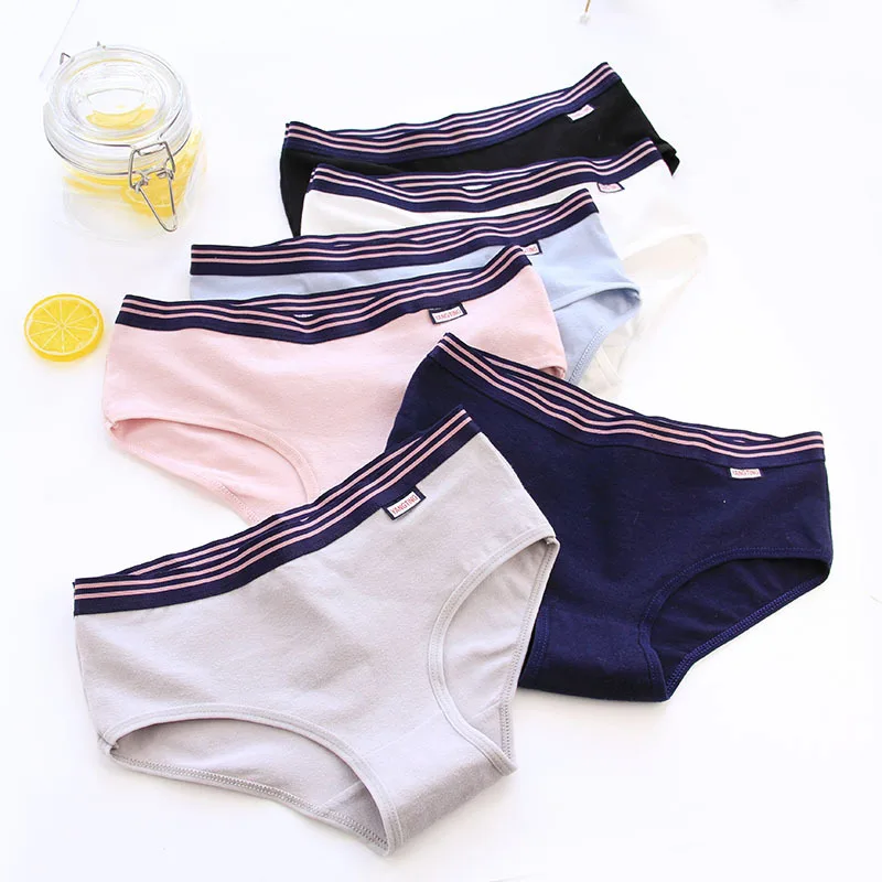 SP & CITY простое Стильное однотонное милое нижнее белье женские хлопковые трусики