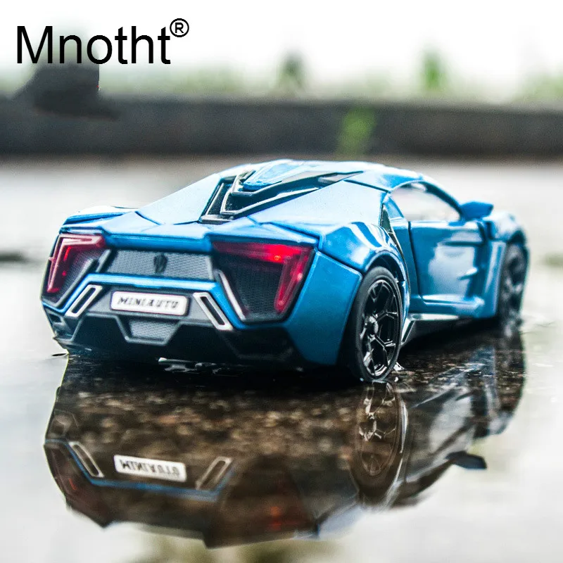Mnotht 1/32 Pagani Zonda модель автомобиля из сплава моделирование спортивный автомобиль литье под давлением Модель автомобиля игрушки Pull Back звуковые огни детские игрушки МО