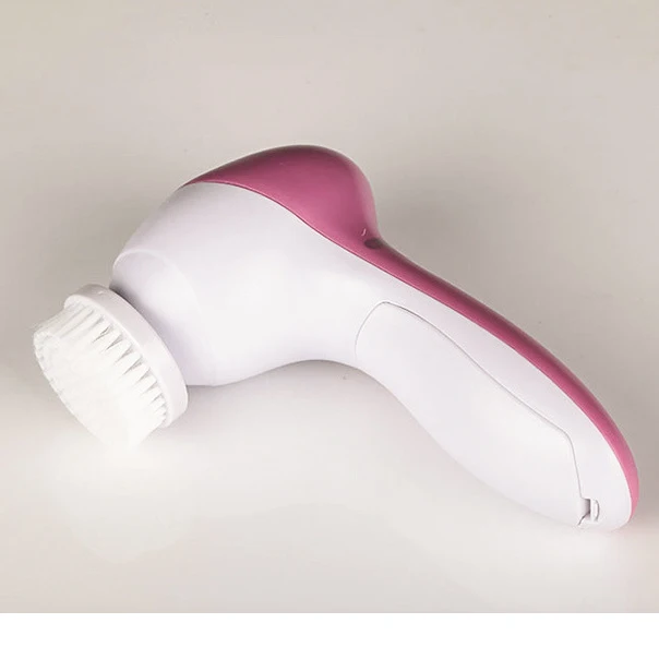 Pore Cleaner Body Cleaning Massage 5 in 1 Electric Wash Face Cleansing Machine Facial Mini Skin Beauty Massager Brush | Красота и