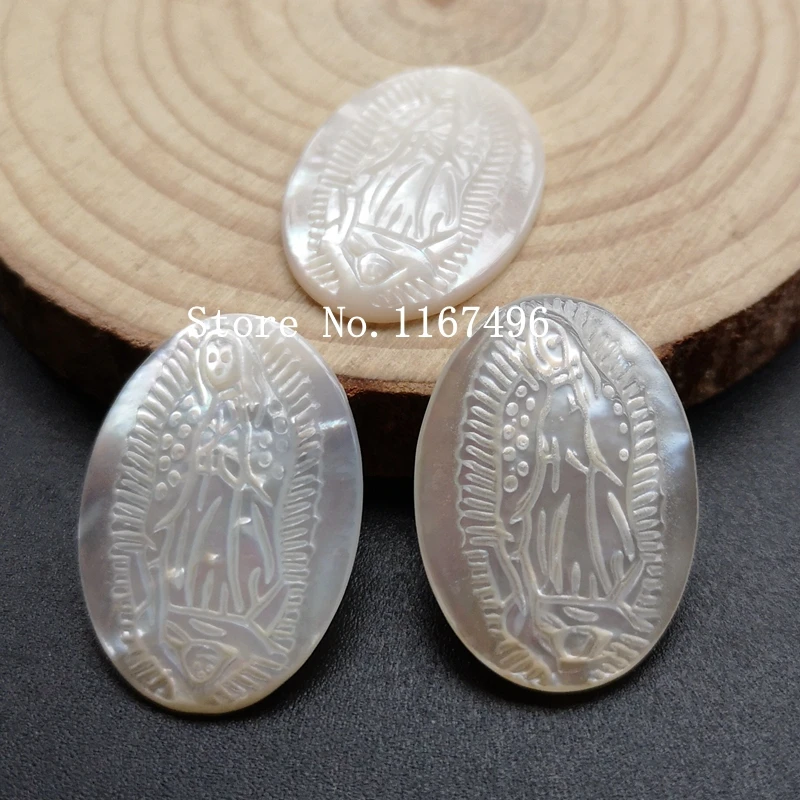 Шт./Лот 18x25 мм Овальные Жемчужины девственницы Гуадалупе натуральные жемчужные