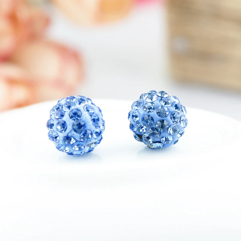 Бусины из голубой глины 8 мм 50 шт. | Украшения и аксессуары