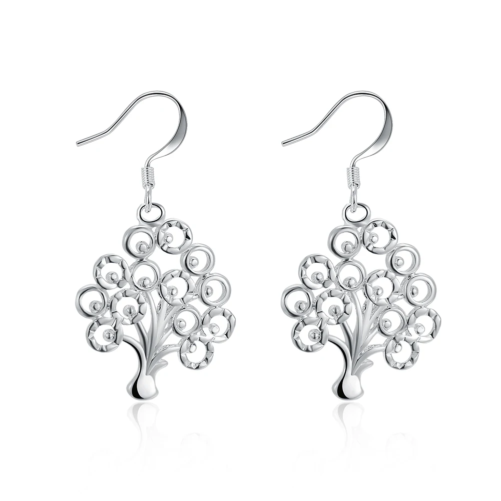 Изысканные модные серьги 925 оригинальные в стиле ретро Подвесные Бесплатная