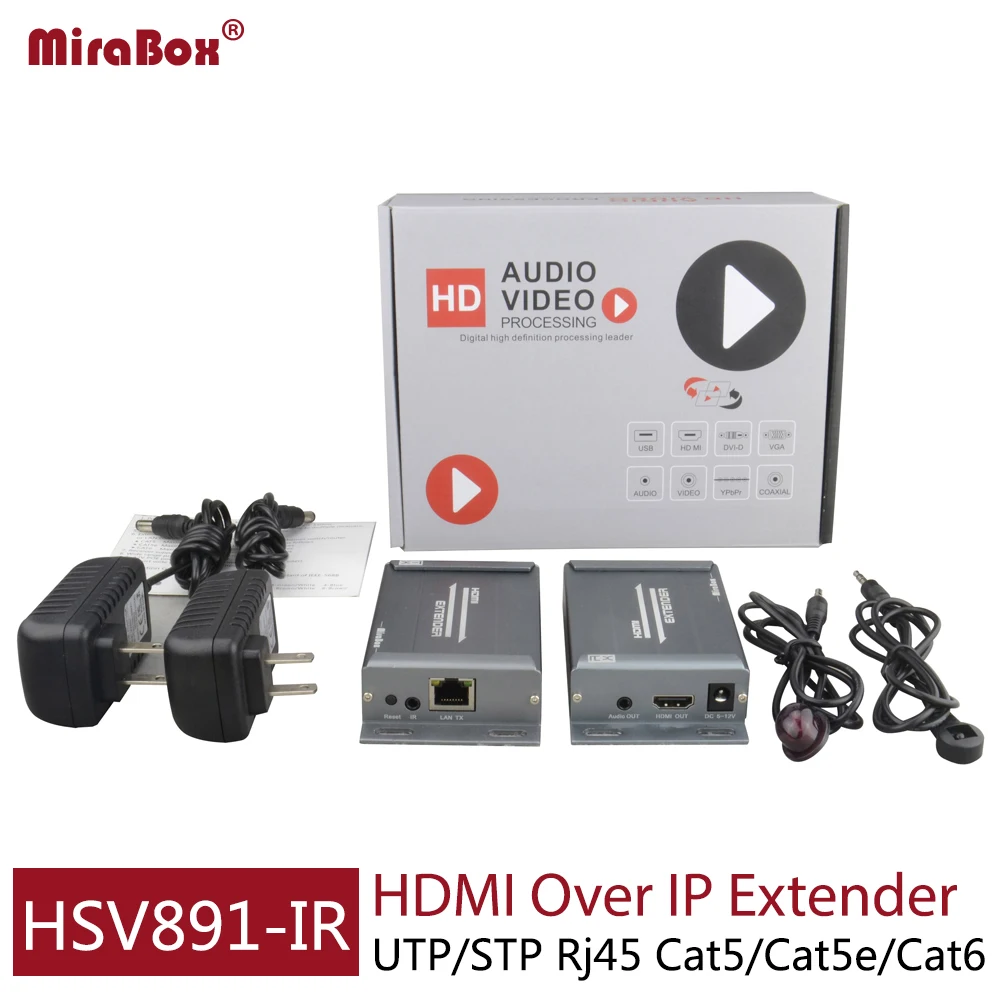 HDMI-удлинитель Cat5 с ИК-интерфейсом 100/120/150 м | Электроника