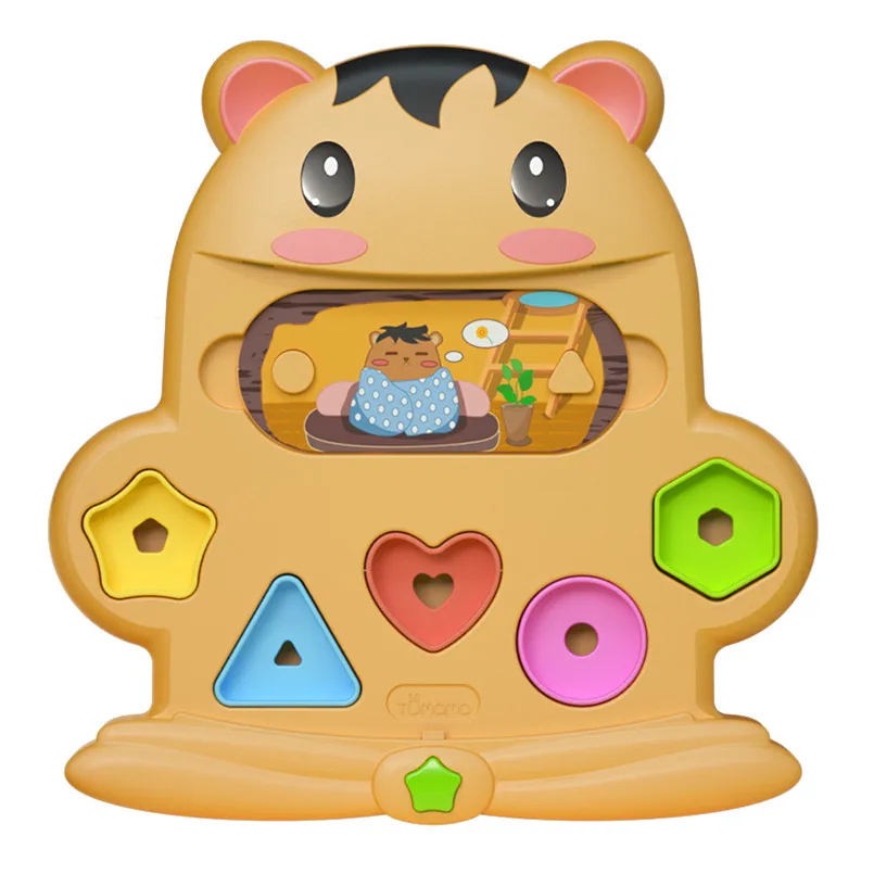Игрушки в форме Tumama 23,3x23,5 см, игрушки для детей, Обучающие сенсорные игрушки из АБС-пластика с карточкой для детей унисекс - Цвет: Gophers