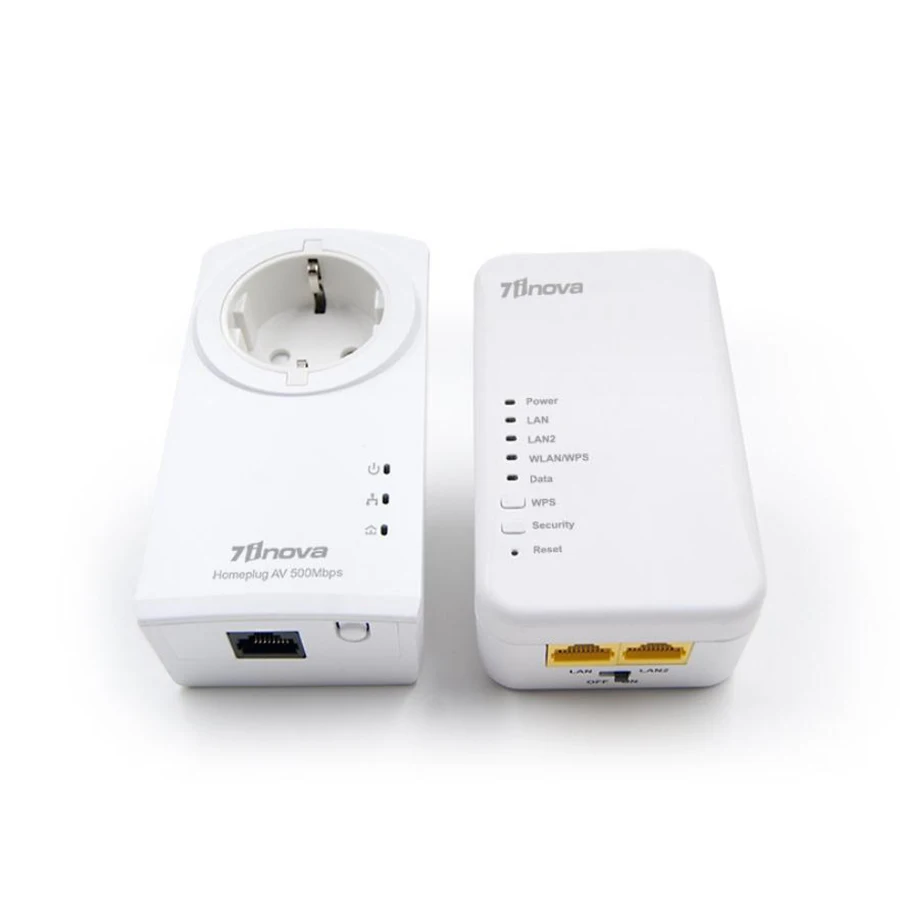 Оригинальный 7inova 500 Мбит/с AV500 Мощность линии адаптер Беспроводной WiFi Набор