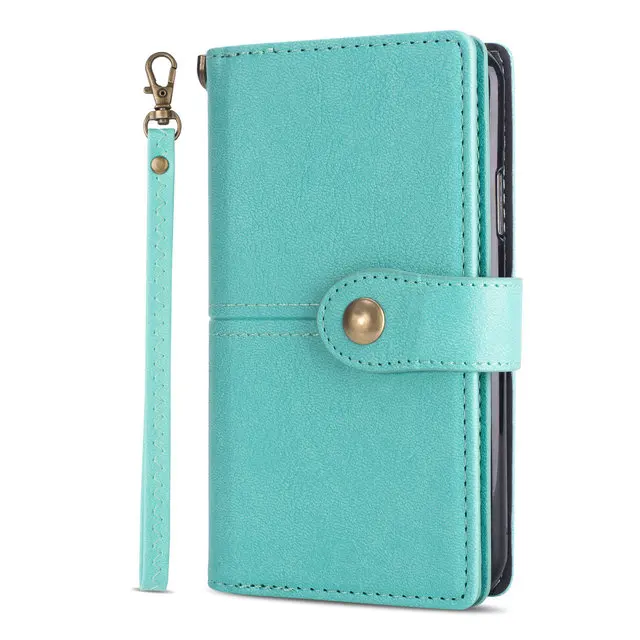 Mint green 360 полный защитный чехол для samsung Note 8 чехол с откидной крышкой для samsung Galaxy S7 S8 S9 Plus чехол для Coque samsung S9 чехол S9Plus - Цвет: Mint green