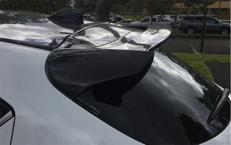 Спойлер из углеродного волокна для Mazda Axela Hatchback 15 16 17 18, высококачественные спойлеры, автомобильные аксессуары по EMS