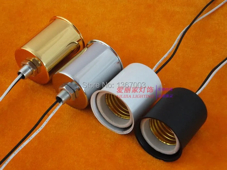 5 шт. керамическая основа для лампы E27 с металлической чашкой/Аксессуары