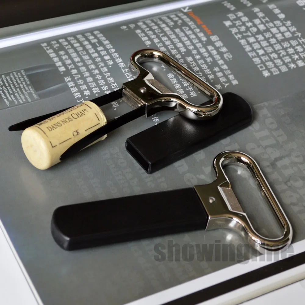 

TOP Two-prong Cork Puller Ah-so Small Bulk Bottle Opener Professional Old Red Wine Opener Professional Wine Dealer