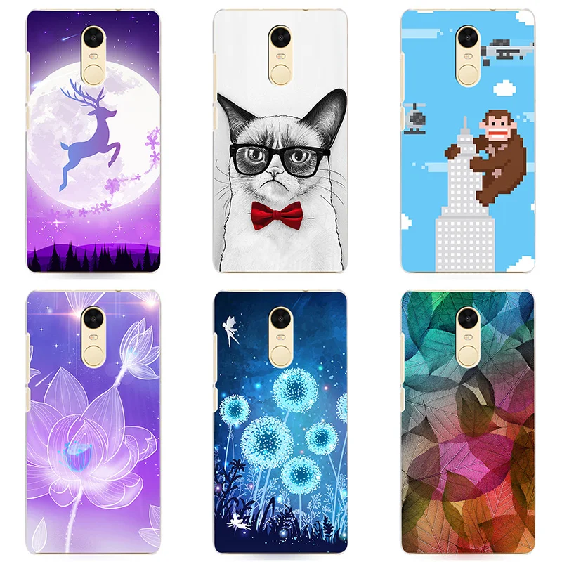 For Xiaomi Redmi Note 4X Case Soft Silicone Back Cover Cases Painting Abstract TPU Coque Patterned Shell Skin |
