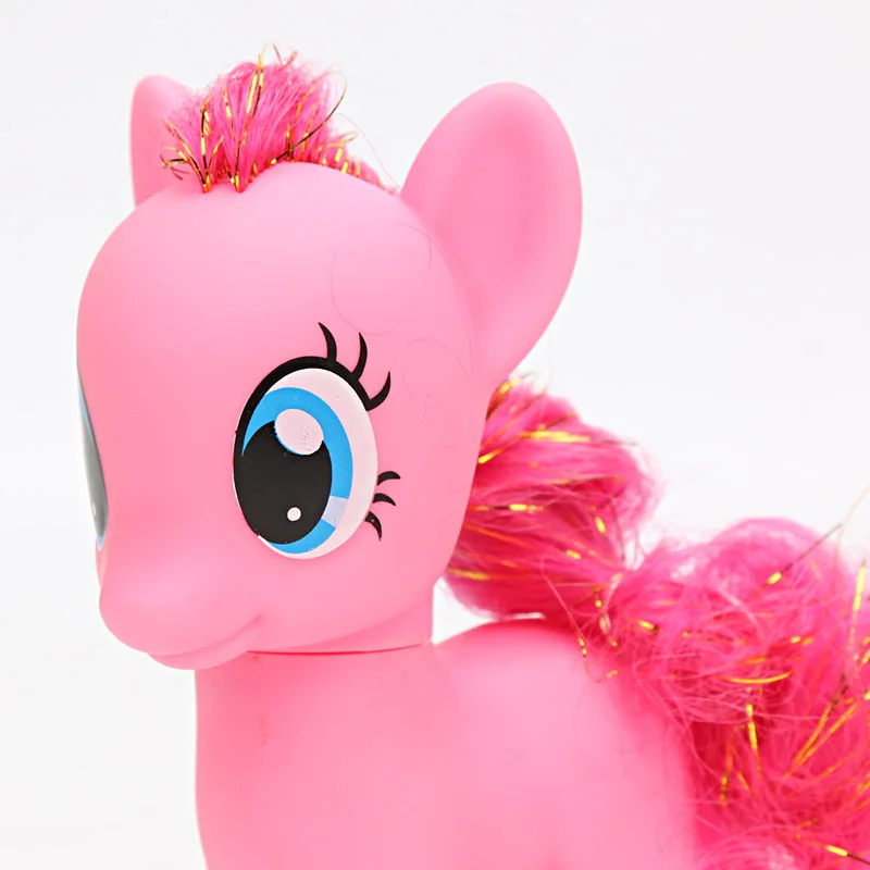 Набор из 3-х игрушки My Little Pony 15 см милашка мой маленький пони возраст серии «Applejack Rainbow с Сумеречной искоркой фигурка Коллекционная модель куклы