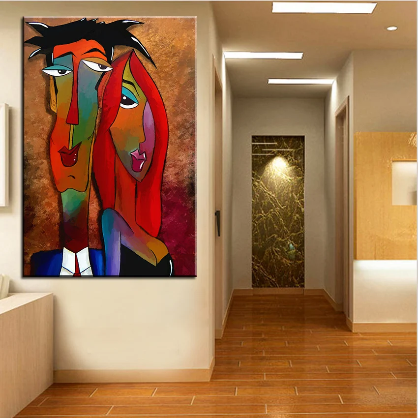 Большой размер Печать масляной живописи gotem хорошая Настенная картина в стиле