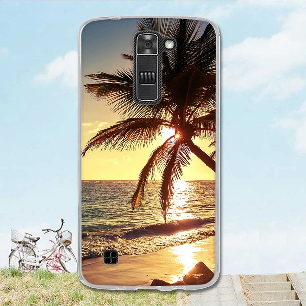 Мягкий силиконовый чехол для LG K7/дань 5 LS675/X210 X210DS чехол-накладка из мягкого