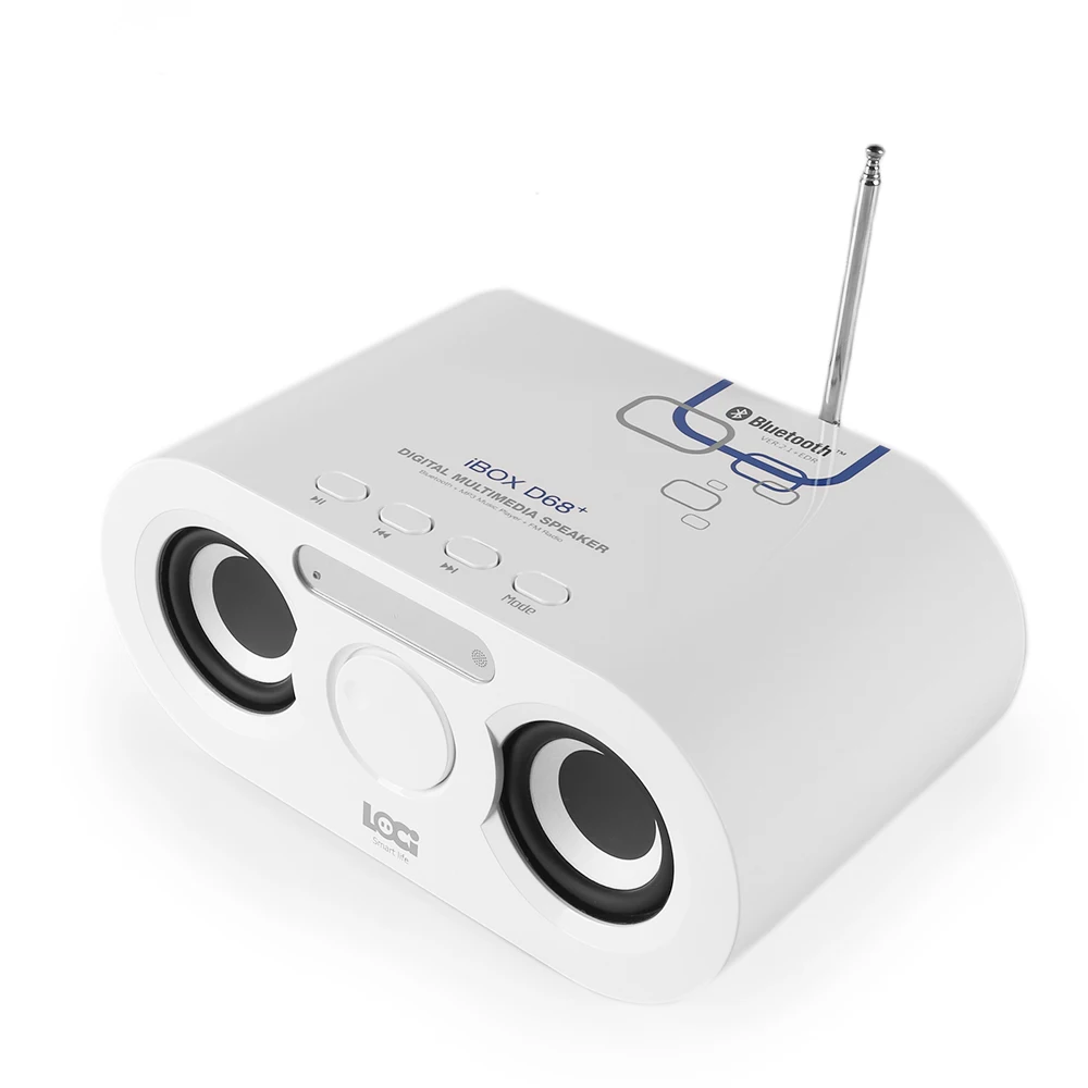 Instabox D68 FM радио антенна беспроводной стерео Bumping бас динамик s двойной Bluetooth