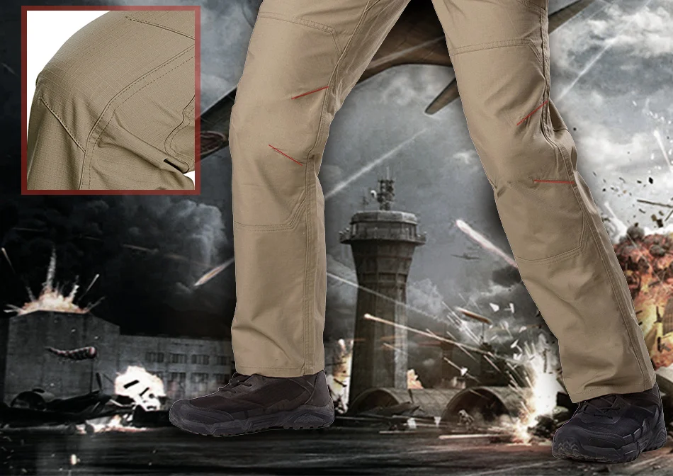 FREE SOLDIER outdoor sport camping tactical military men's pant combat breathable multi pocket pant for hiking water repellent