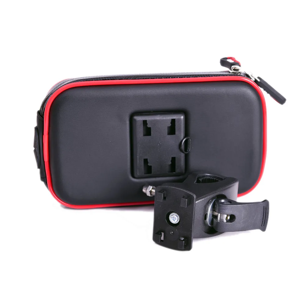 water resistant bag motorcycle phone holder stand clip mount support phone holder for motorcycle soporte movil moto free global shipping