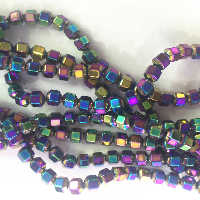 

Natural 3color hematite stone hexagonal shape 2 3 4 6 8 10mm loose beads diy jewelry finding spacers accessories 15"B3254