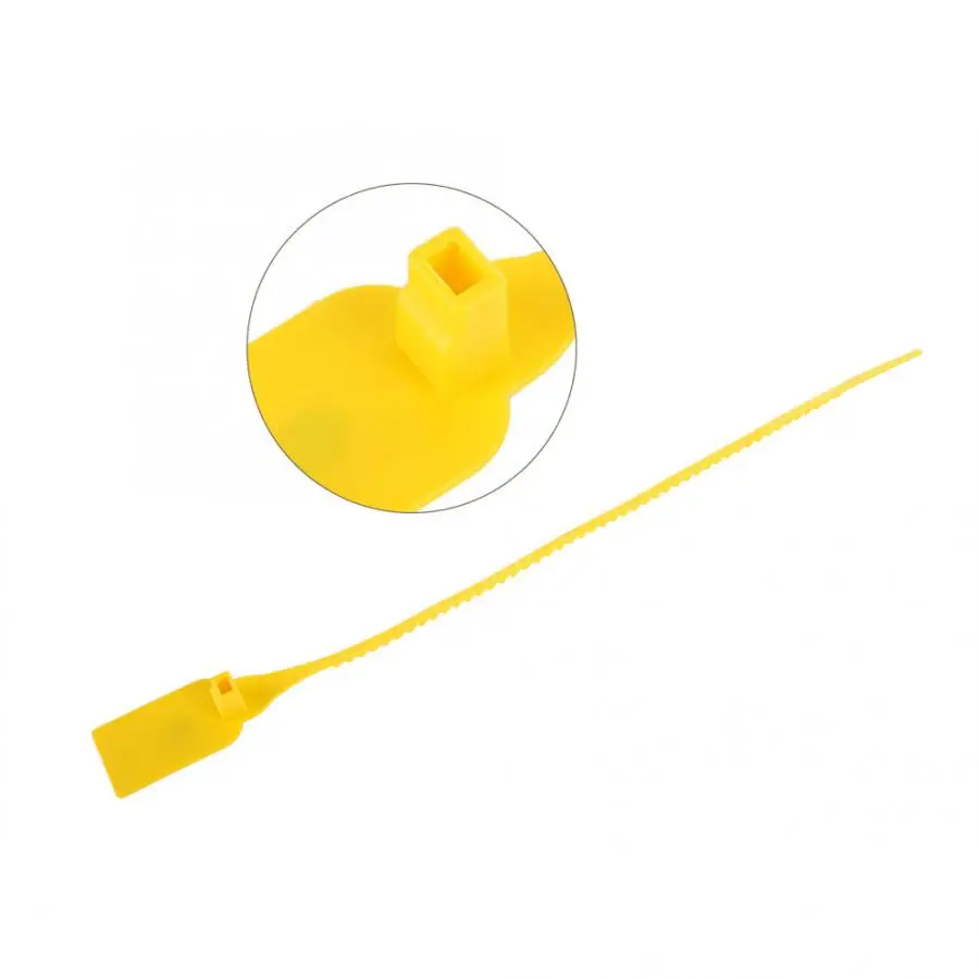 100 шт. пластиковых одноразовых зажимов для сумок самоклеящихся чемоданов