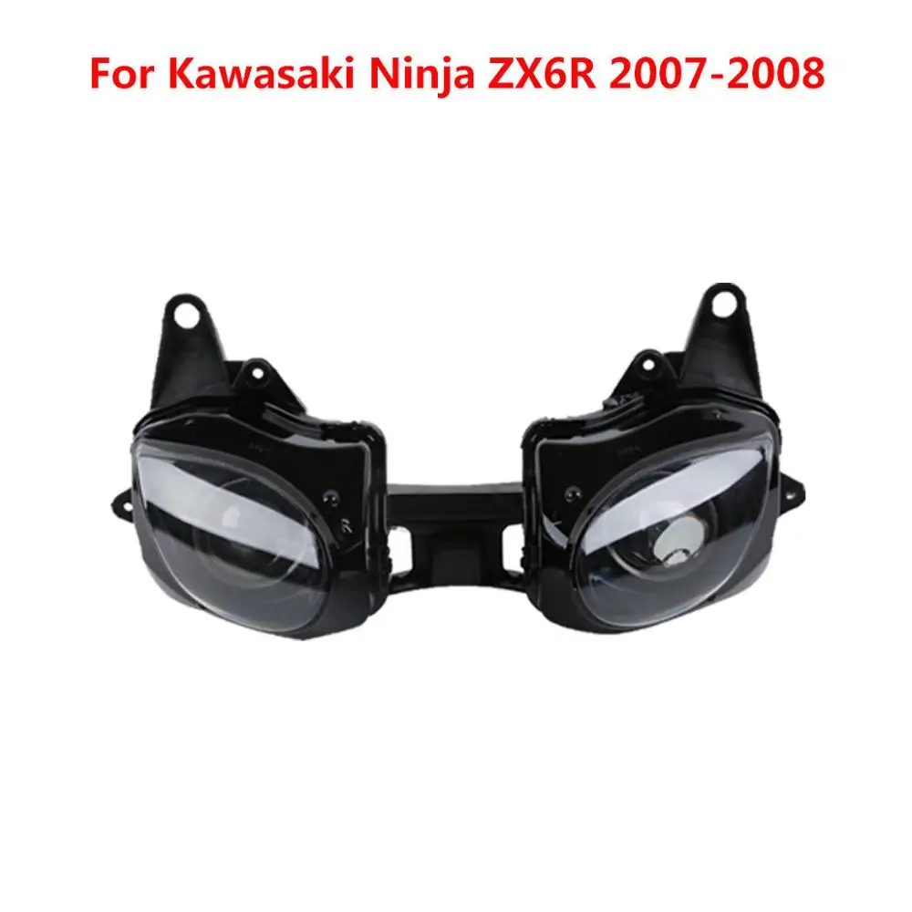 Передняя фара в сборе мотоцикла для Kawasaki Ninja ZX6R 2005 2006 2007 2008 2009 2012 2013 2016| |
