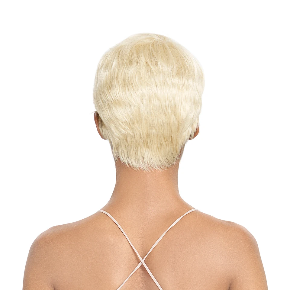 Debut Lace Front Human Hair Wigs 613 Blonde Lace Front Wig Short Remy Indian Hair Wigs U Part Lace Real Human Wigs For Mom