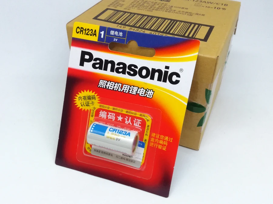 

9pcs/lot New Original Battery For Panasonic CR123A CR17345 3V Lithium Battery Camera Non-rechargeable Batteries CR 123A