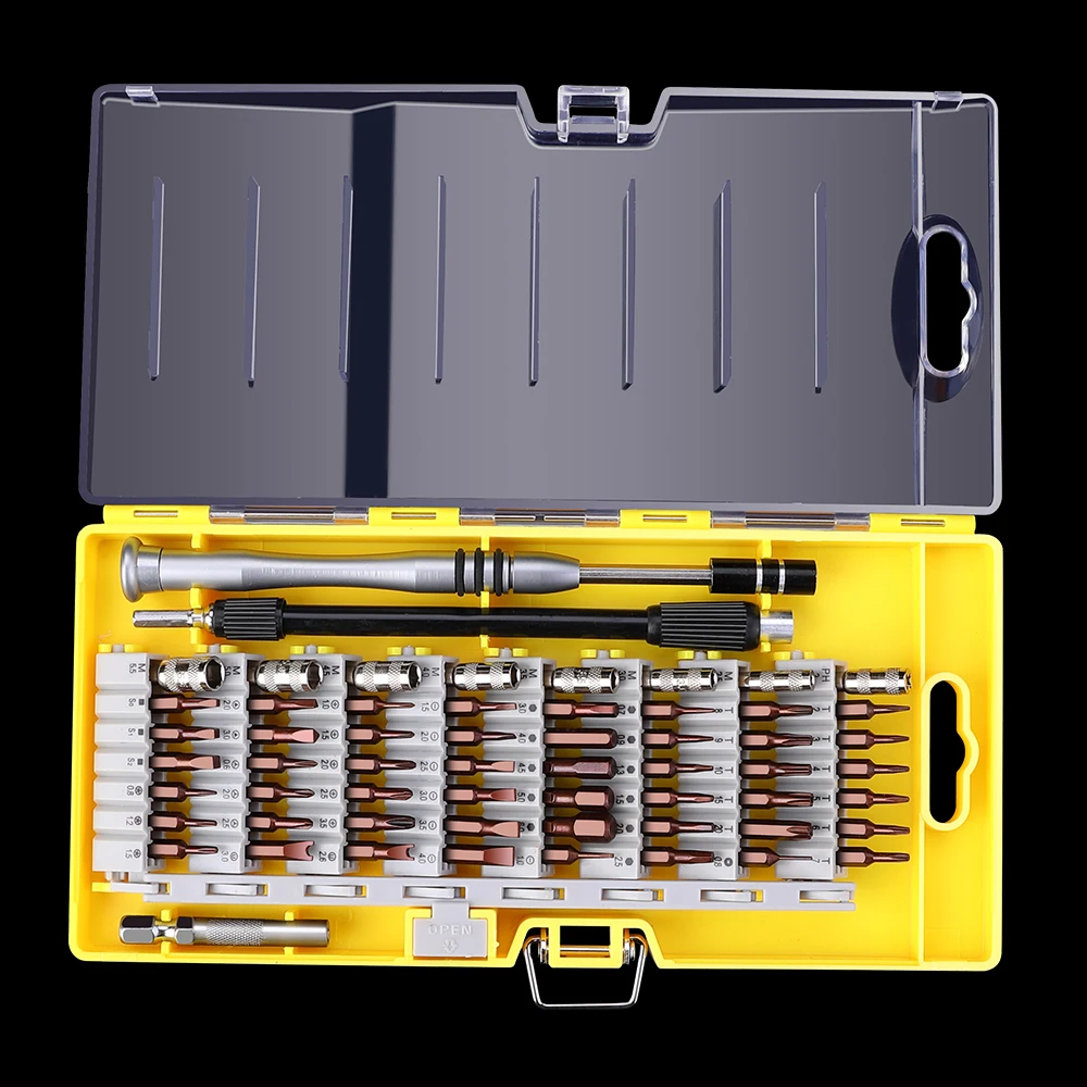 80 в 1 Набор отверток мини Прецизионная отвертка ручной инструмент ремонт