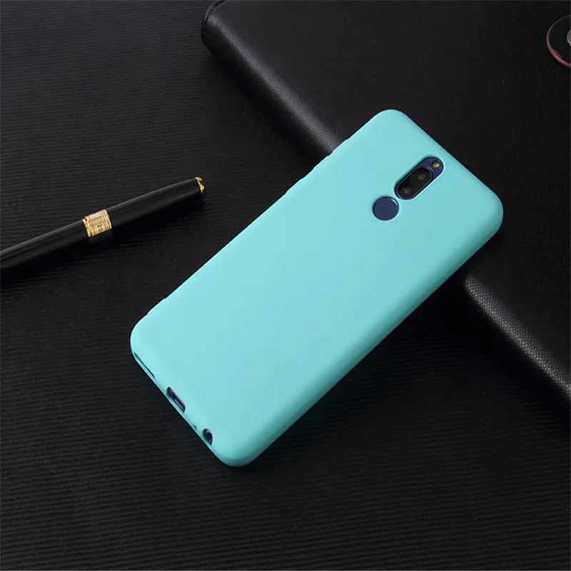 Coque For Case On Huawei Mate 10 Lite Cases Nova 2i Back Soft TPU Silicone Protector Black Blue Pink Matte Shockproof | Мобильные