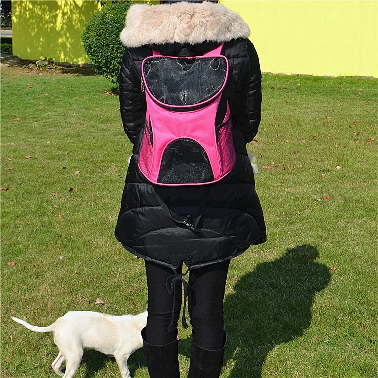Новинка, Сумка с галстуком для собак, кошек, двойные сумки через плечо, рюкзак для домашних животных, спортивная сумка для путешествий, переноска с сетчатыми окнами для маленьких пород