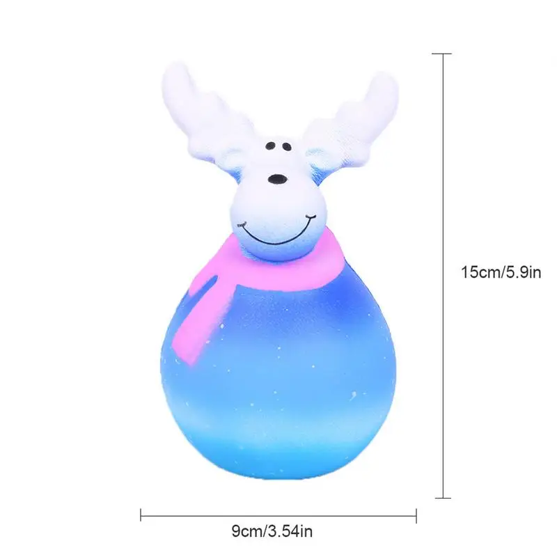 

Christmas Deer Elk PU Toy Kawaii Toys Healing Fun Stress Reliever Decompression Toy