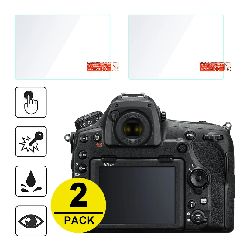2x закаленное Стекло Экран протектор для Nikon Z6 Z7 Z50 D500 D850 D750 D7500 D7200 D7100 D810 D800 D610 D3500 D3400 D5600 D5500