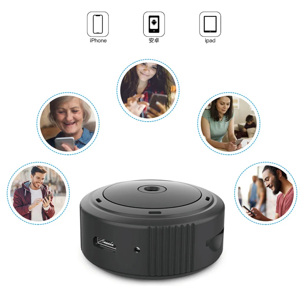 Мини камера wifi 2MP 1080 P Домашняя безопасность беспроводная маленькая инфракрасное