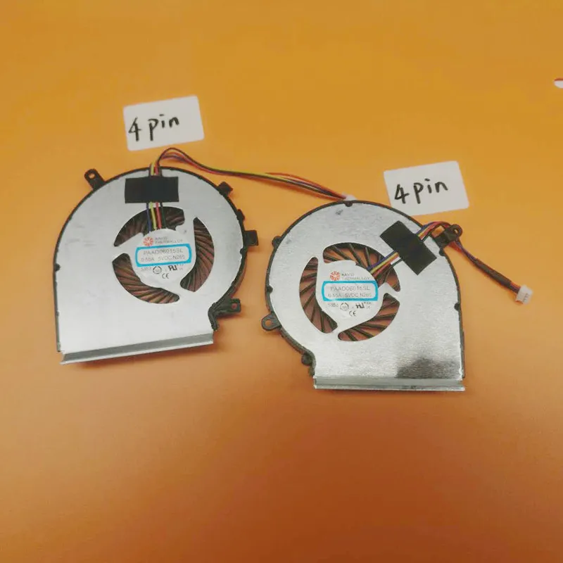 Новый оригинальный вентилятор охлаждения процессора GPU для MSI GE62VR GP62MVR GL62M кулер