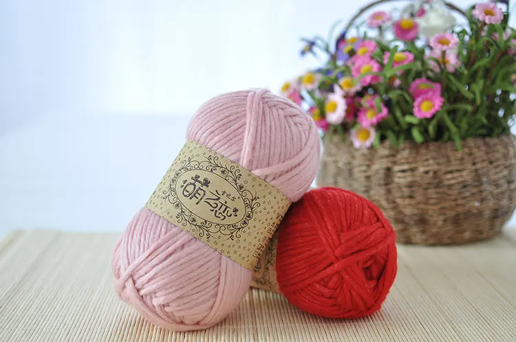 Длинная окрашенная шерстяная пряжа для ручного вязания градиентная 100 г/клубок