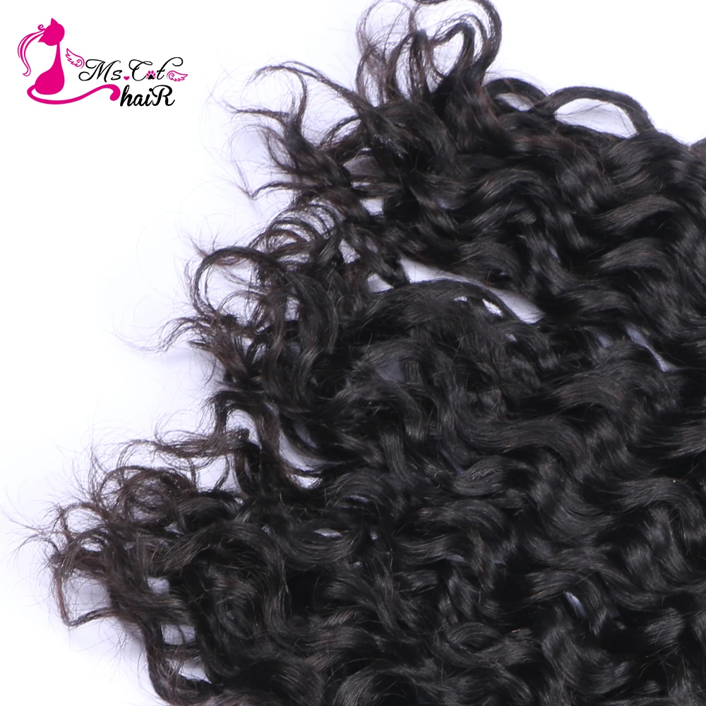 Ms Cat Hair 10 '' 26'' бразильские волнистые 3 пряди 100% человеческих волос для
