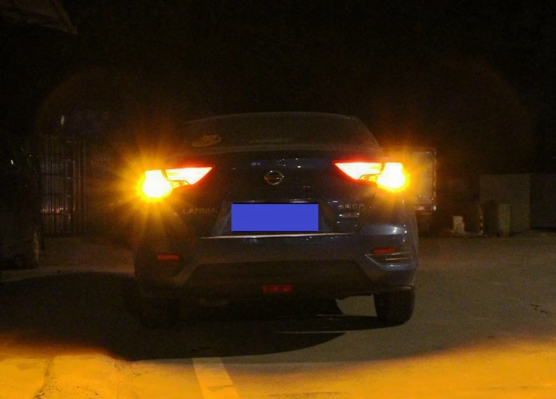 Комплект из 2 предметов, маленький Размеры 1157 P21/5 Вт BAY15D 15 SMD 3030 светодиодный автомобиль поворотники Лампа тормозного устройства лампы дневного светильник красный, белый желтый