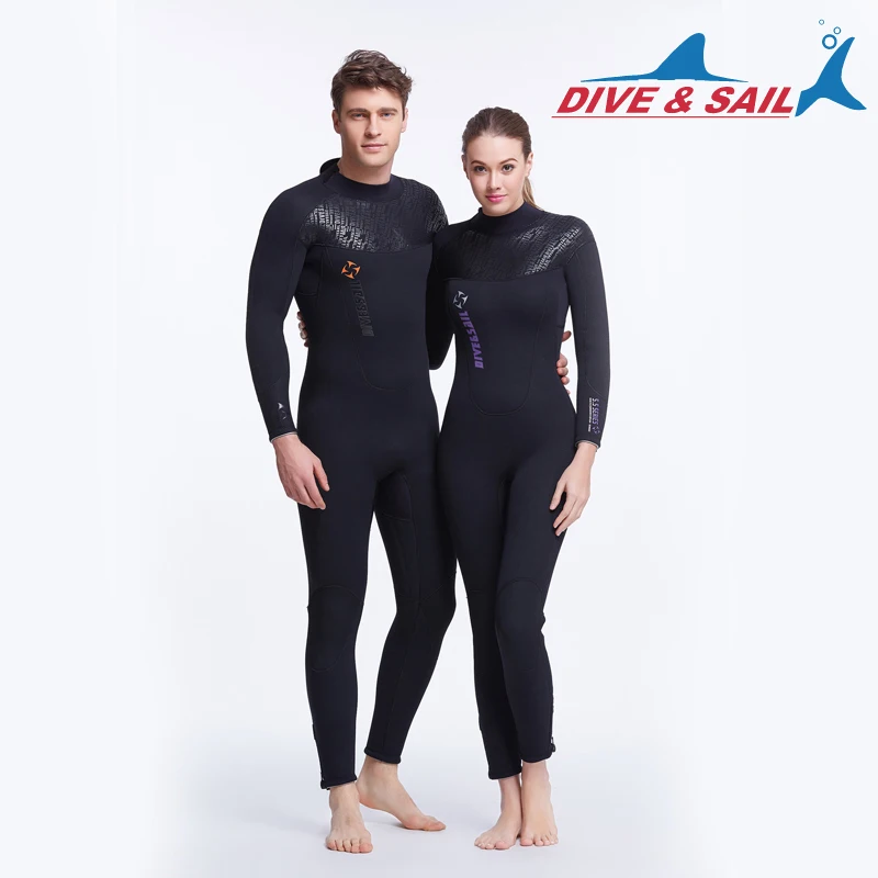

5mm Neoprene Wetsuit Women Scuba Diving Suit High Elastic Snorkeling long sleeve Swimwear Sports Sailing Jumpsuits Surf Wetsuits