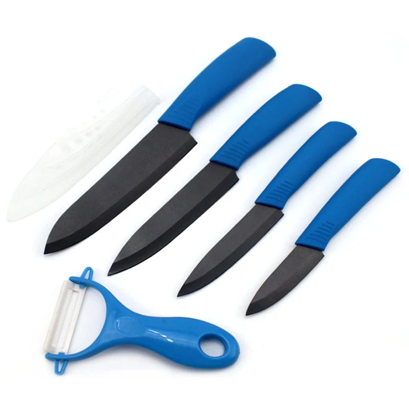 

Findking New Ceramic Knife Set (Gift Box) 5 Pcs Kitchen Knives Durable Rust Proof Lightweight Ceramic Knife Set with Sheaths