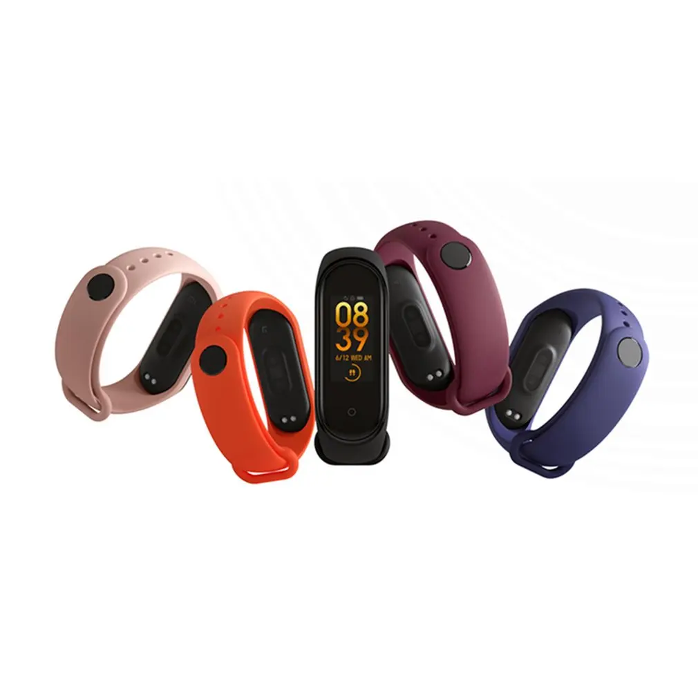 Xiaomi Mi-браслет 4 новейший музыкальный смарт-браслет miband 4 браслет пульсометр фитнес 135 мАч цветной экран Bluetooth 5,0