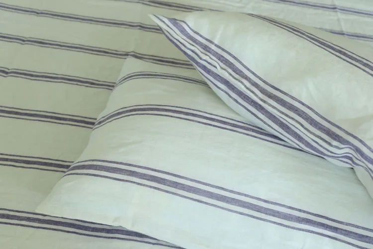 

Set of 3 Shabby chic Pre washed 100% Natural Linen bedding duvet cover comforter ruffles with 2 matching pillowcases Pink