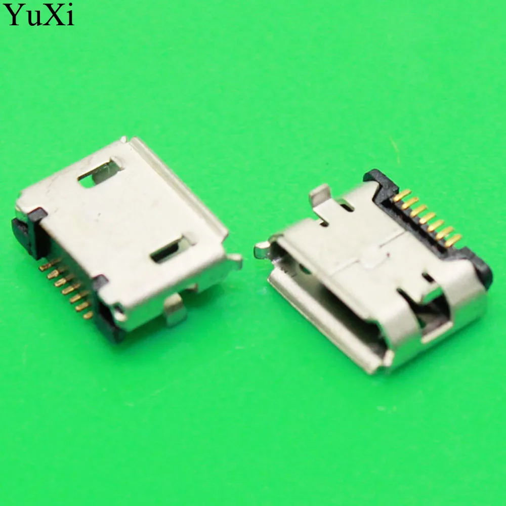 

YuXi Micro USB гнездовой разъем питания постоянного тока 7 Pin/7 Pin зарядное устройство для зарядки синхронизации данных порт для планшета замена разъема
