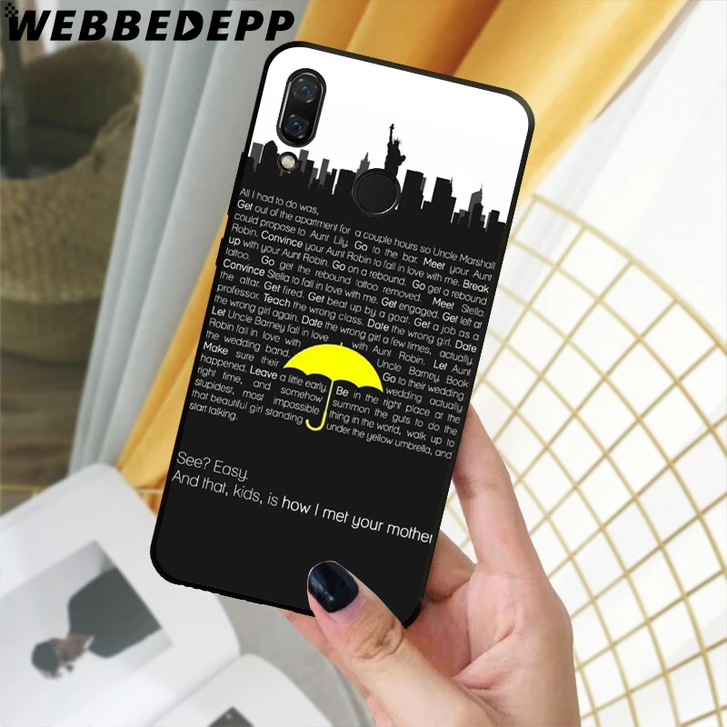 WEBBEDEPP мягкий чехол из ТПУ с надписью How I Met your Mother для Xiaomi Redmi GO Note 4 4X 5 6 pro 5A Prime 7 Pro |