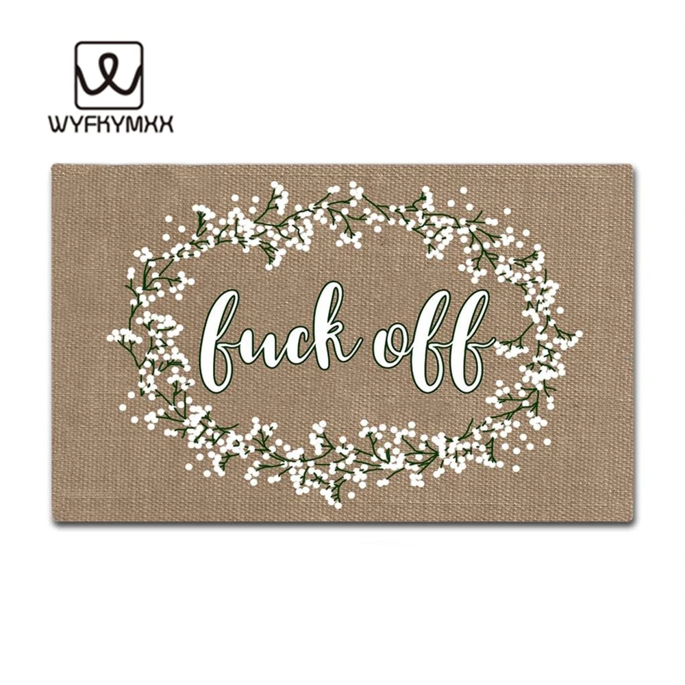 

Funny Front Door Entrance Mats Fuck Off - design doormat for entrance door Funny Front indoor rug mat non slip 18 x 30 door mat